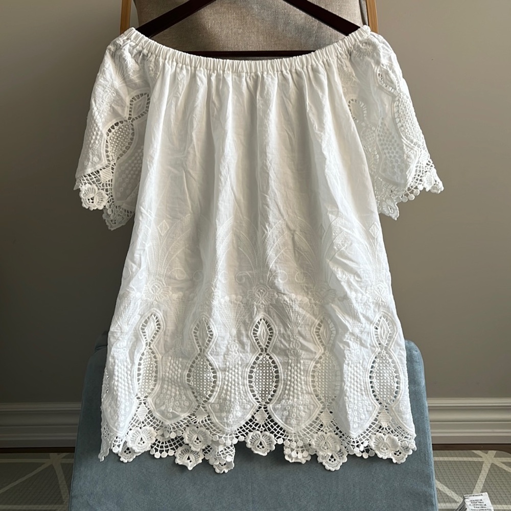 Off Shoulder Top with lace detail